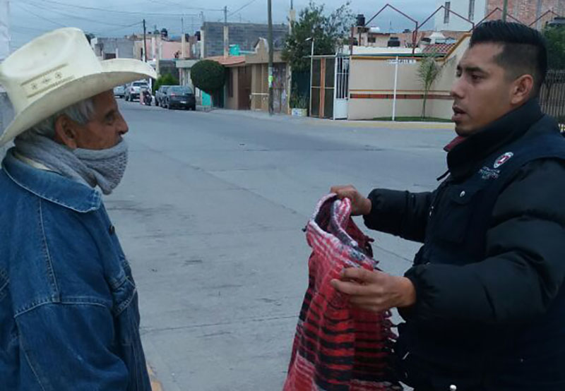 Intensifica PC de Soledad campaña de protección por bajas temperaturas en la demarcación.
