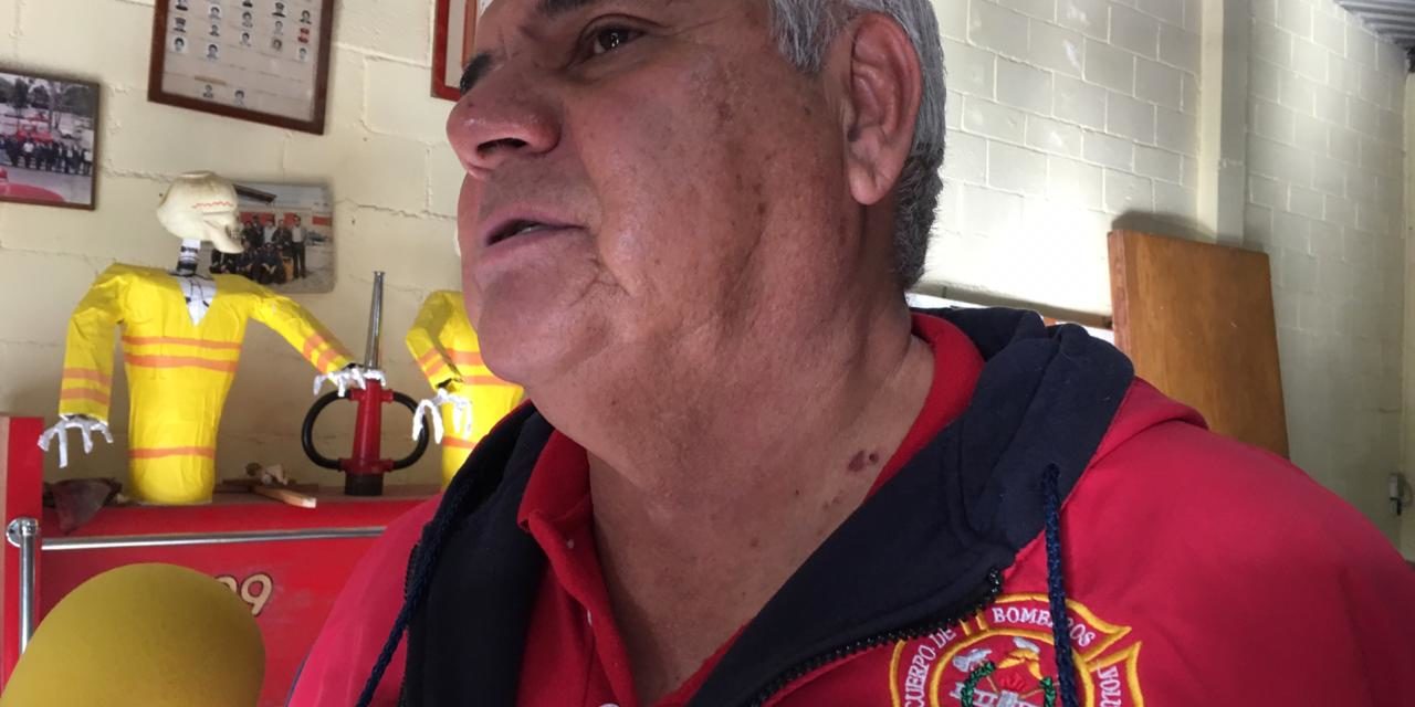 Al pendiente el H. Cuerpo de Bomberos para acudir a dar servicio durante este 31 de diciembre.