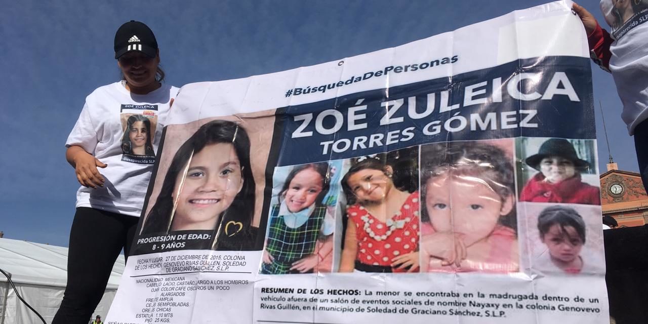 Mantienen familiares de Zoé Zuleica, la esperanza por encontrarla tras 4 años.
