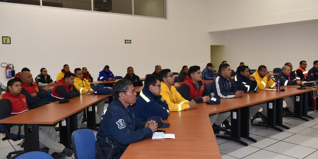 PC capacita a brigadistas de incendios forestales.