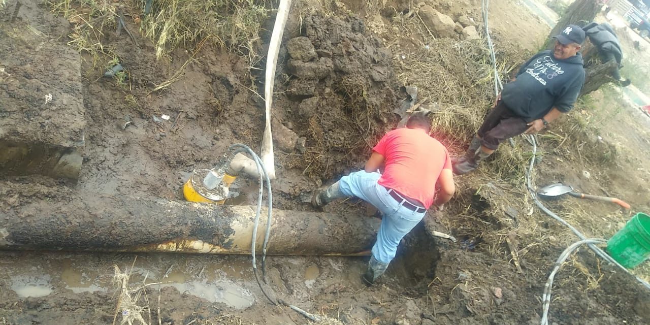 Interapas repara fuga en zona termal