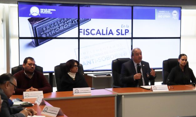 FGE mantiene trabajos de implementación del sistema de gestión anti soborno