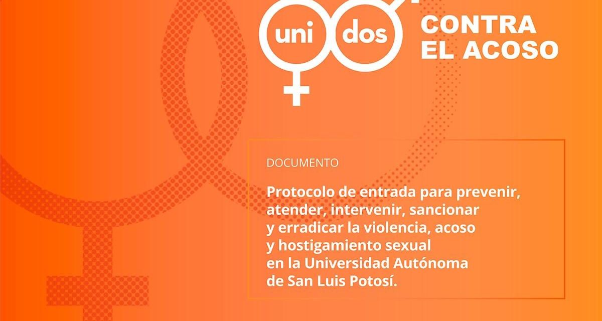 Afirma la UASLP que implementa de forma permanente acciones contundentes para prevenir situaciones de acoso.