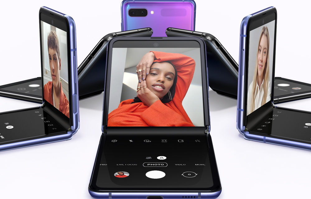 Samsung presentó un revolucionario smartphone plegable
