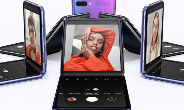 Samsung presentó un revolucionario smartphone plegable