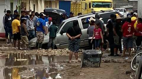 Tromba azota al municipio de Salinas de Hidalgo