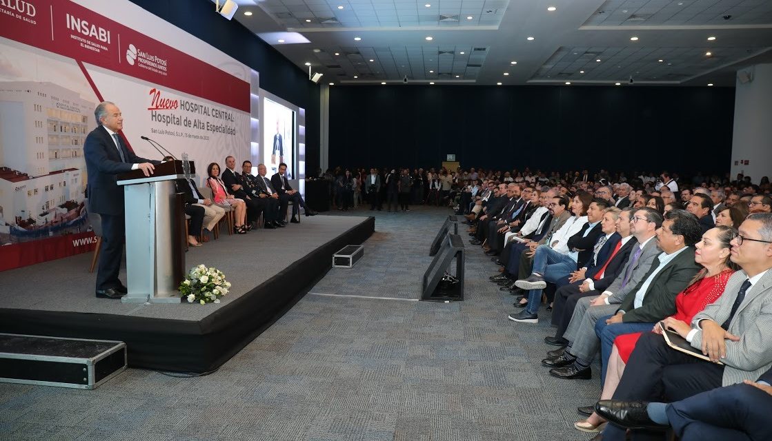 Presentan el H. Central como primer hospital del país que se integra al INSABI