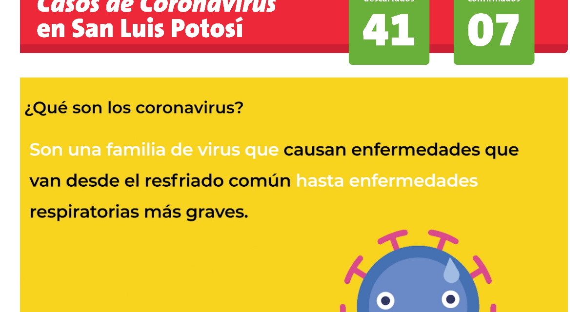 Micro sitio www.slpcoronaviruis.mx es puesto a disposición por las autoridades en SLP