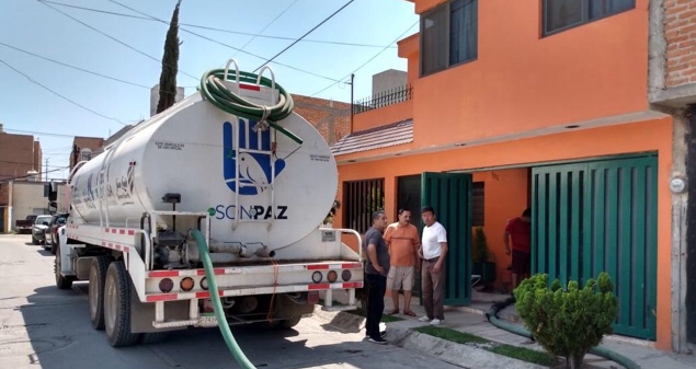 Intensifica Interapas trabajo operativo en la zona norte de la capital
