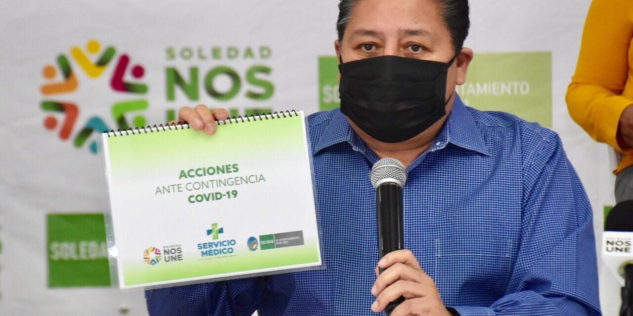 Ayuntamiento de Soledad actúa de forma seria y responsable frente a pandemia: GHV