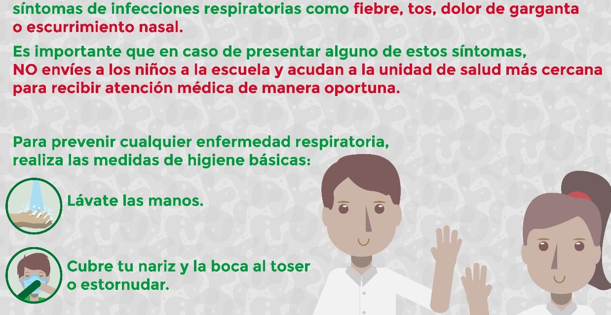 Emiten recomendaciones para el cuidado de las y los niños en casa para evitar contagio.