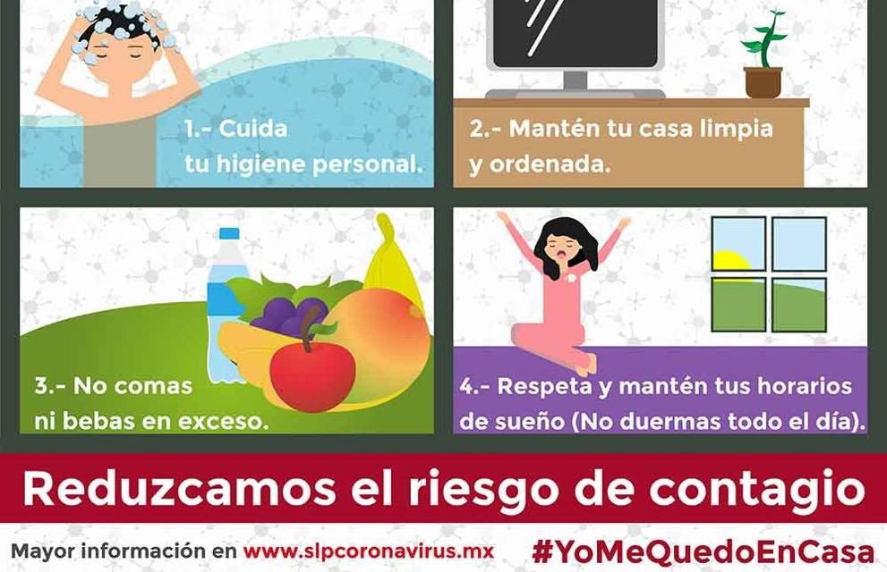 Importante mantener un buen estado físico y emocional en este periodo de distanciamiento social: SS