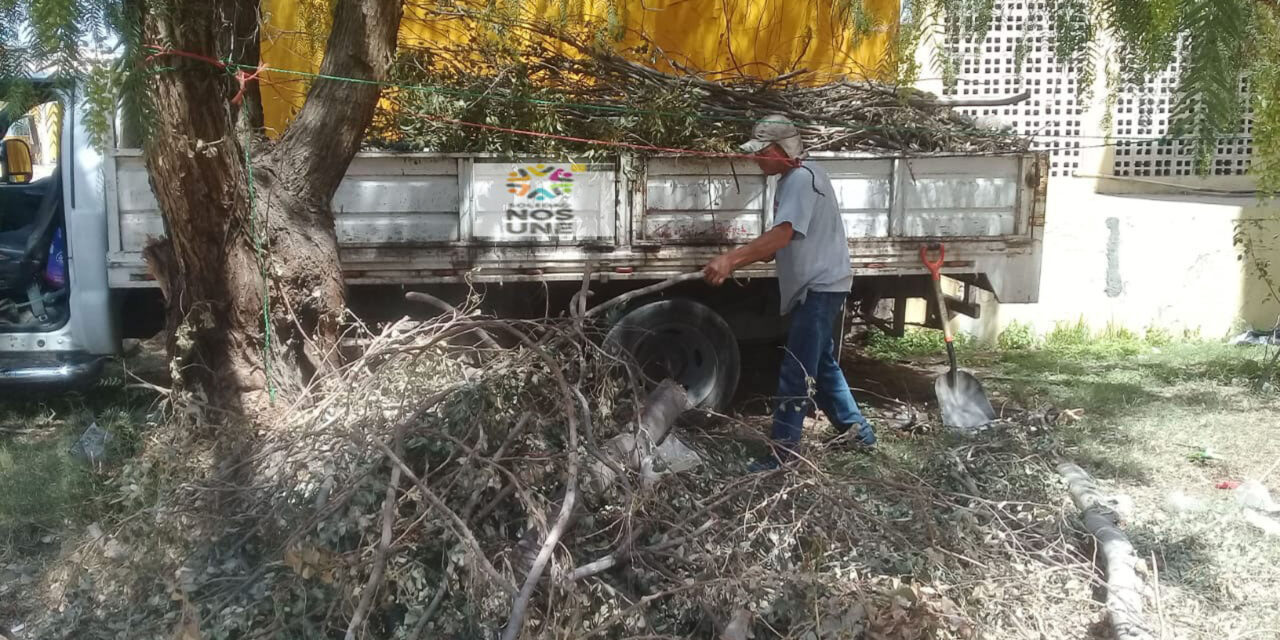 Ante lluvias, se obliga a intensificar acciones de limpieza en espacios públicos en Soledad.