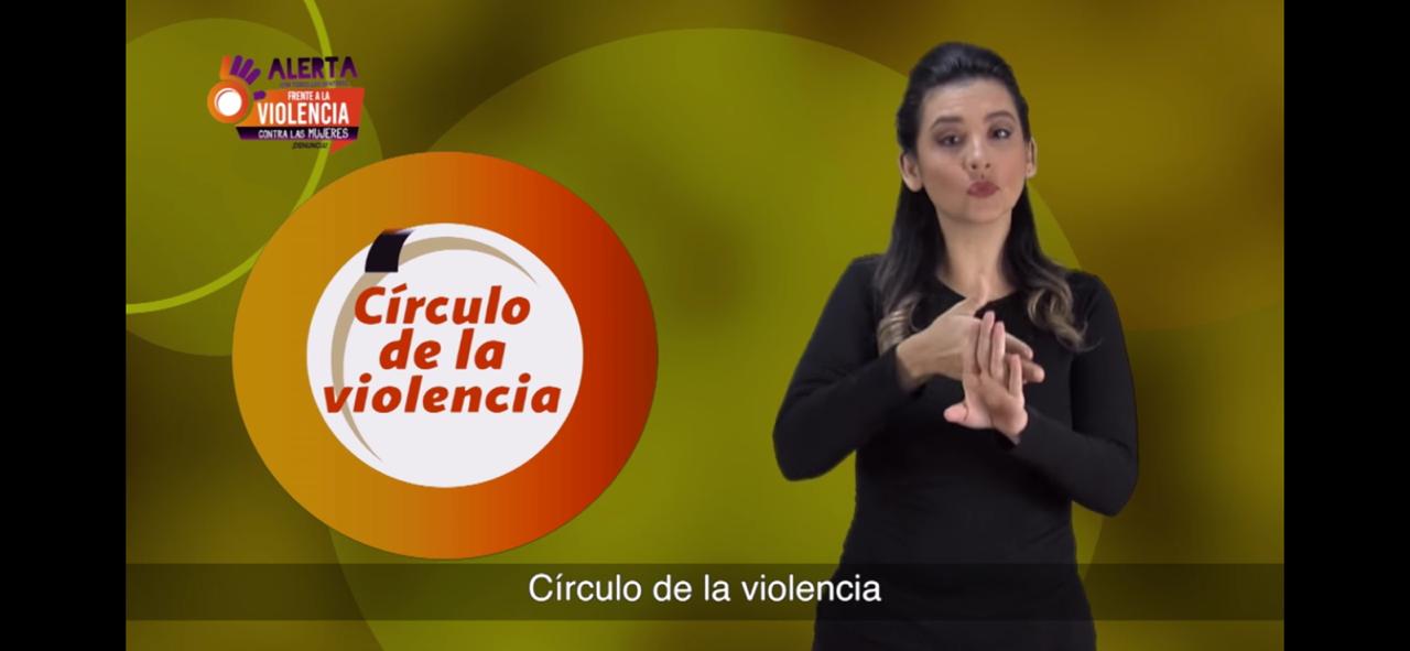 IMES inicia campaña de alerta de género en lengua de señas mexicana.