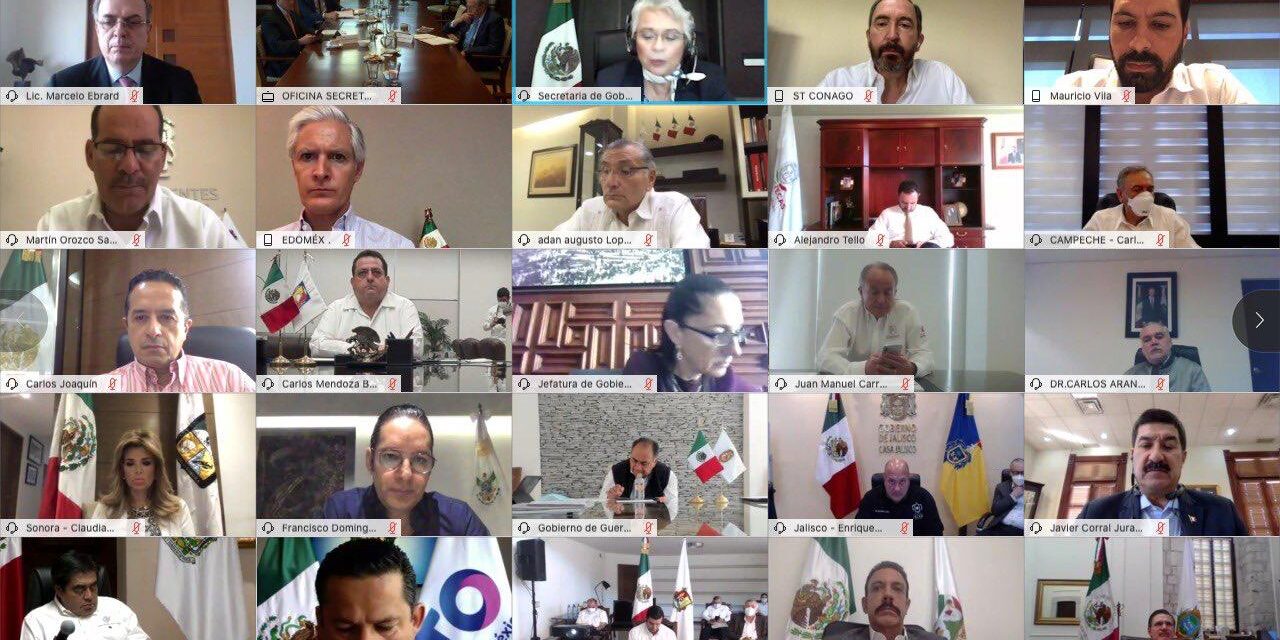 SLP coordina acciones con la federación para transitar hacia la reapertura de actividades.