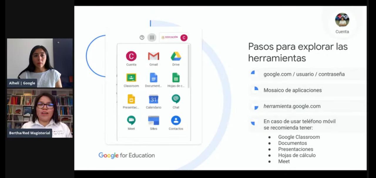 Alrededor de 25 mil docentes de SLP participan en cada seminario web para educación a distancia.