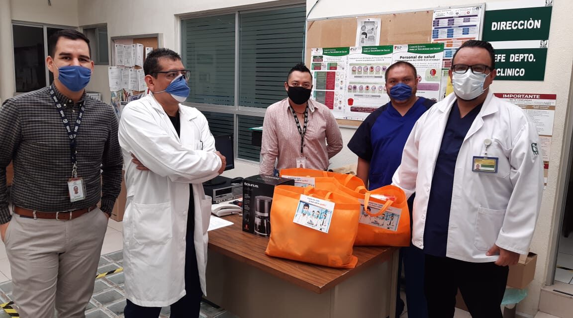 IMSS agradece a San Luis Podemos apoyo para el personal de esta institución