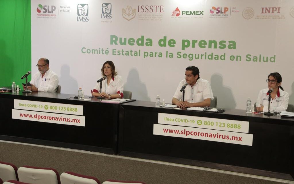 Reporta SLP menos casos por covid pero las muertes continúan.