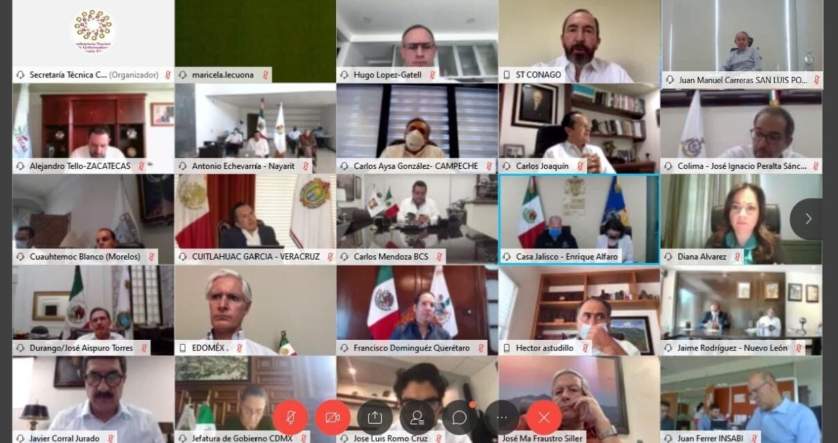 JM Carreras sostiene videoconferencia con integrantes de la Conago.