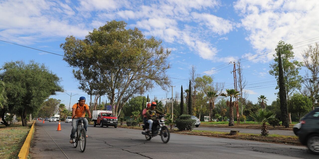 Alta afluencia justifica ciclovia temporal Saucito-Centro