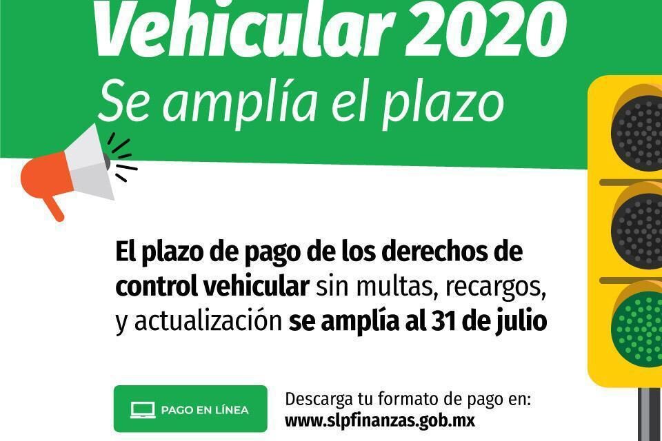 Amplía SeFin plazo para pago de Control Vehicular y Cambio de Propietario.