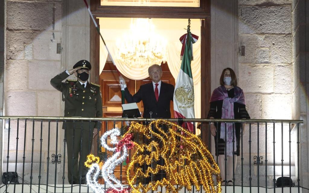 JM Carreras encabeza ceremonia del 210 aniversario del Grito de Independencia.