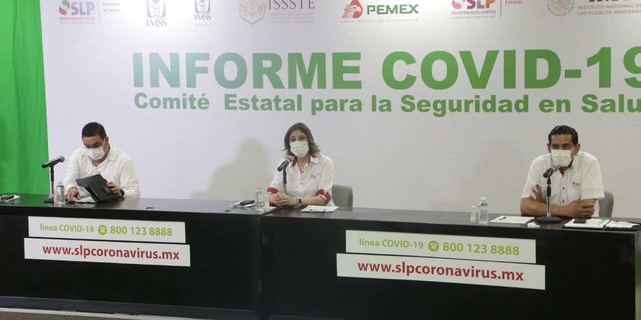 Continúa SLP entre los 6 estados que mayor número de pruebas realiza por cada millón de habitantes.
