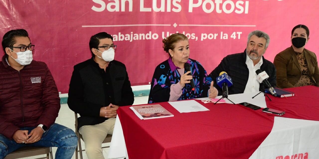 Descarta delegada de Morena en SLP que vaya a haber cuota de género en selección de candidaturas a las gubernaturas