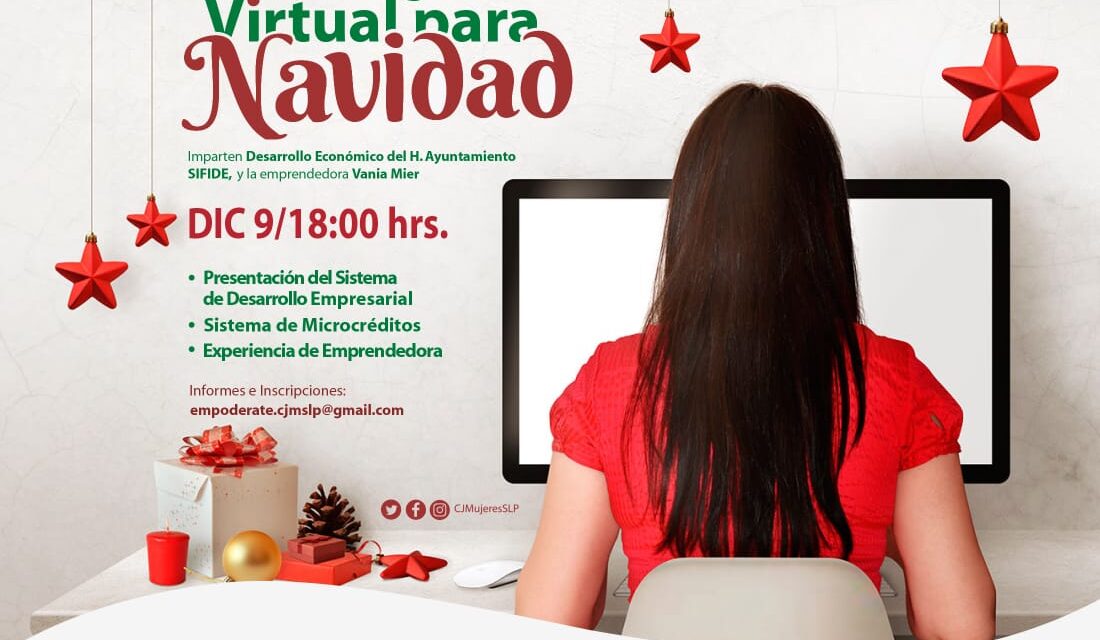 CJM impulsa a emprendedoras a través de la sesión Ccrea tu negocio virtual para Navidad”