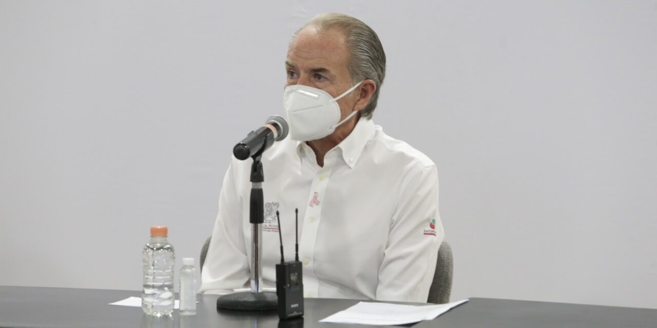 Convoca gobernador a no bajar la guardia y fortalecer medidas preventivas y sanitarias