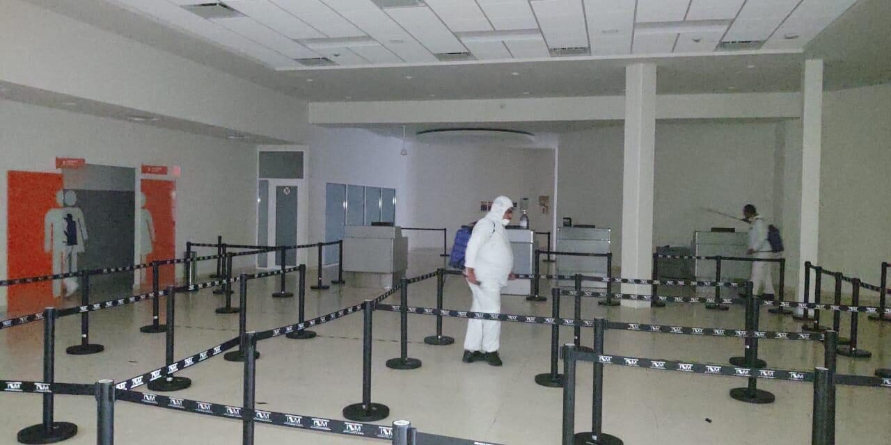 De 53.2 por ciento la caída en flujo de pasajeros en el aeropuerto Ponciano Arriaga