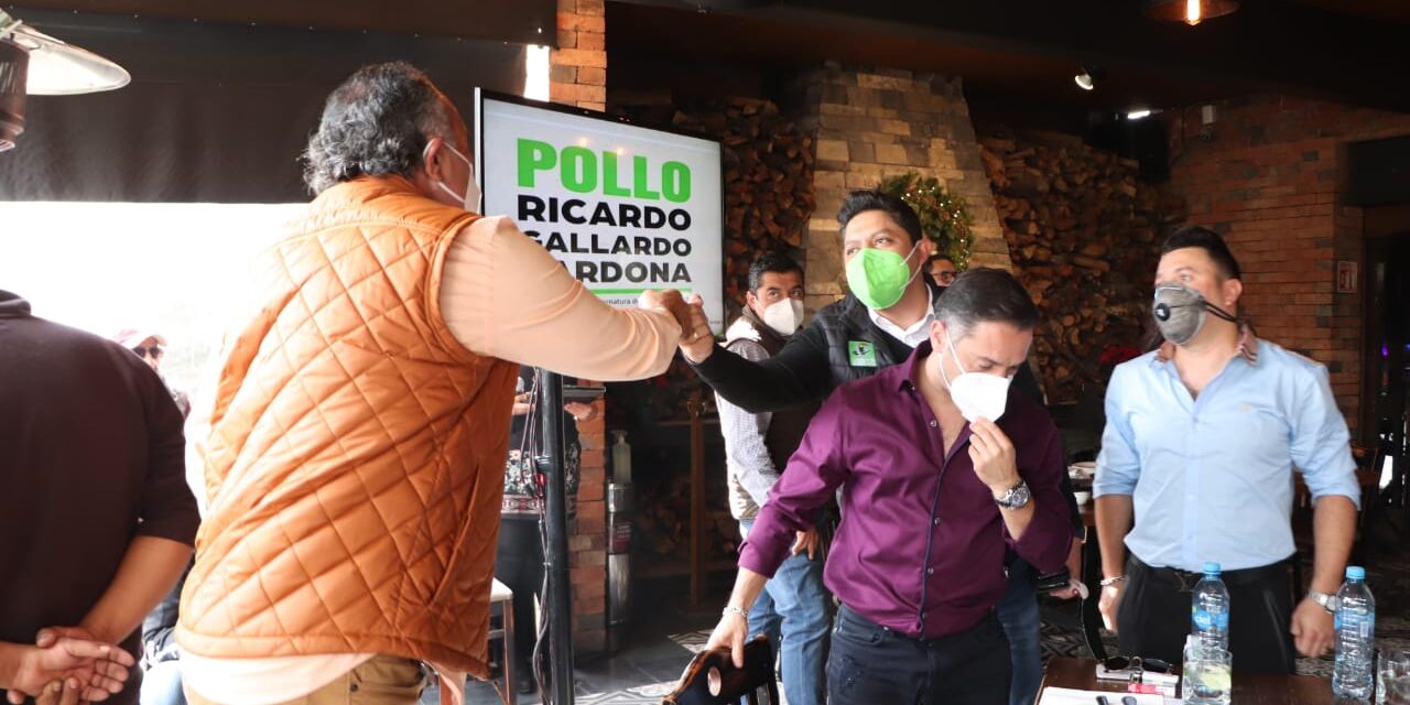 Suma el Ricardo Gallardo apoyos empresariales.