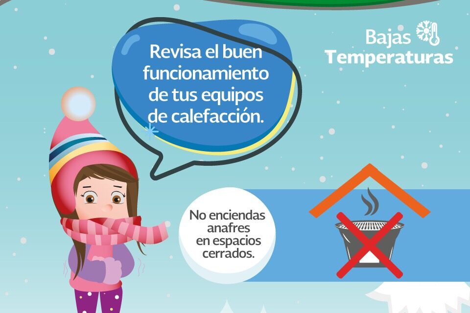 PC emite recomendaciones por uso de calentadores eléctricos.
