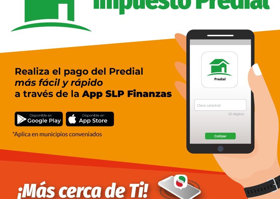 Impulsa SeFin pago de predial a través de la App “SLP Finanzas”