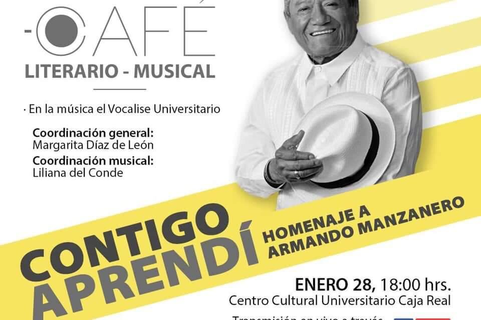 “Contigo Aprendí”, homenaje de la UASLP al compositor Armando Manzanero.