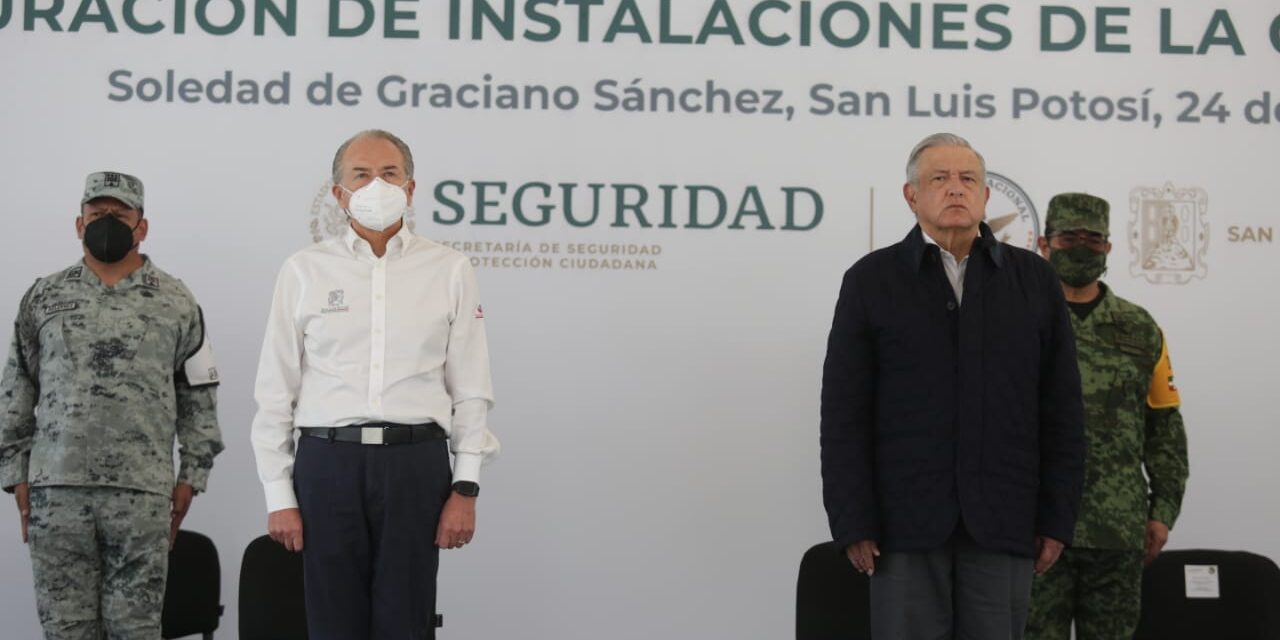 Inauguran AMLO y JM Carreras modernas y equipadas instalaciones de la Guardia Nacional
