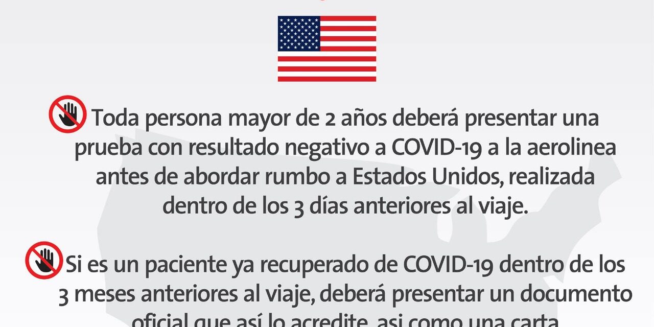 IMEI advierte de restricciones de viaje hacia los Estados Unidos