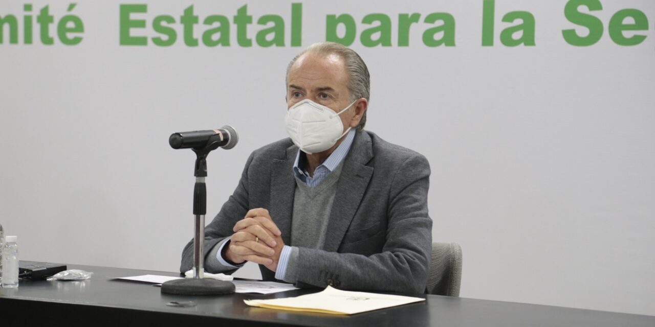 Estamos cerca del 50% de hospitalización Covid: Gobernador del estado