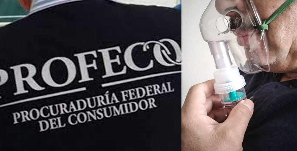 Profeco lanza campaña para pedir a la población devolver tanques de oxígeno