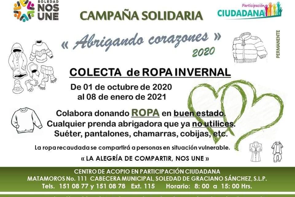 Mantienen en Soledad programa invernal de apoyo a gente vulnerable
