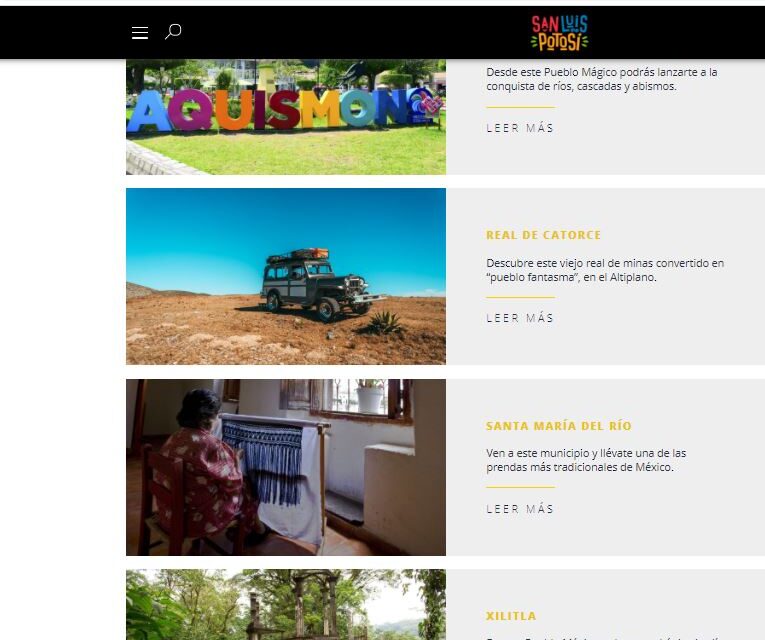 SECTUR presenta riquezas de los pueblos mágicos de SLP desde la red