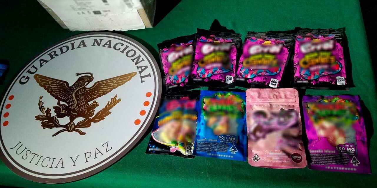 En el aeropuerto de SLP interceptan dos envíos con dulces elaborados de aparente marihuana