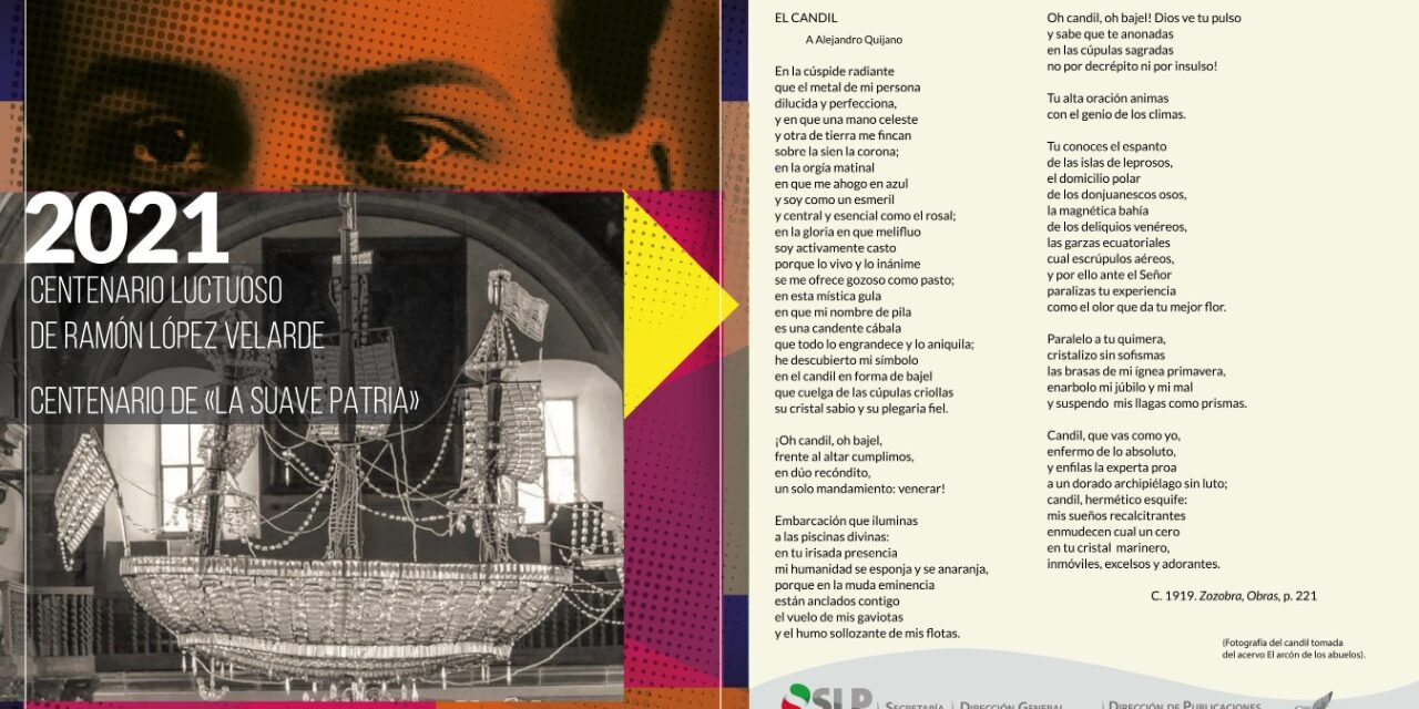 2021, centenario luctuoso de Ramón López Velarde