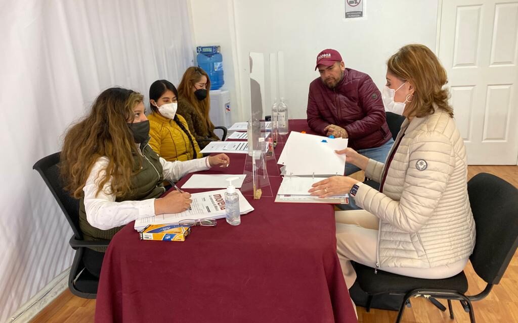 Realiza Mónica Rangel su registro como aspirante a la candidatura de MORENA al gobierno de SLP