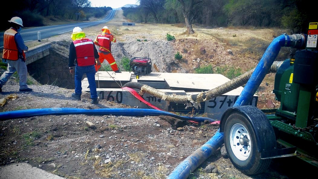 Nueva fuga en el ducto de El Realito