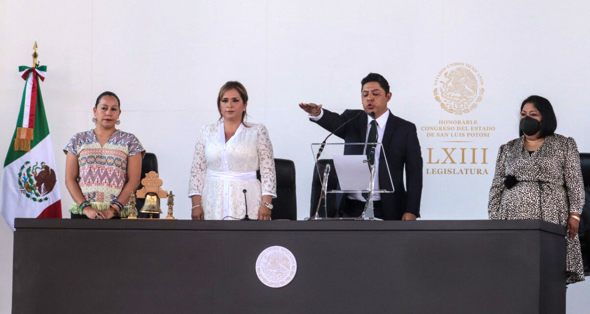 Asume Ricardo Gallardo Cardona la gubernatura de San Luis Potosí para el período 2021-2027