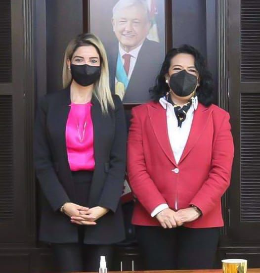 Acuerdan Ruth González y María García impulsar a familias potosinas