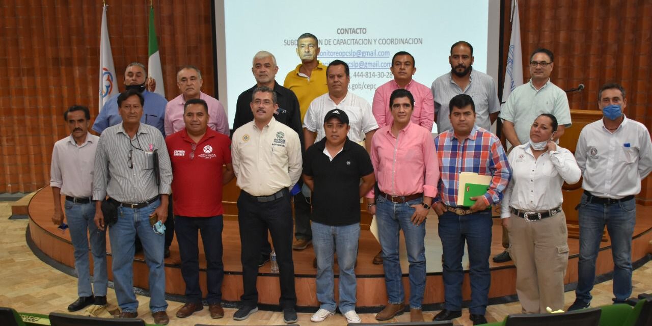 Protección Civil capacita a funcionarios municipales de la Huasteca Sur