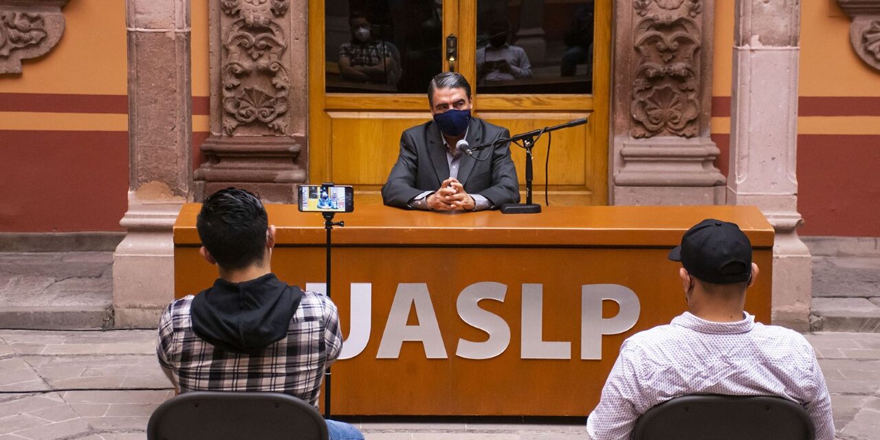 “Regreso a clases presenciales tiene que darse con las 3 V´s: Verde, Vacunado y Voluntario”: rector de la UASLP