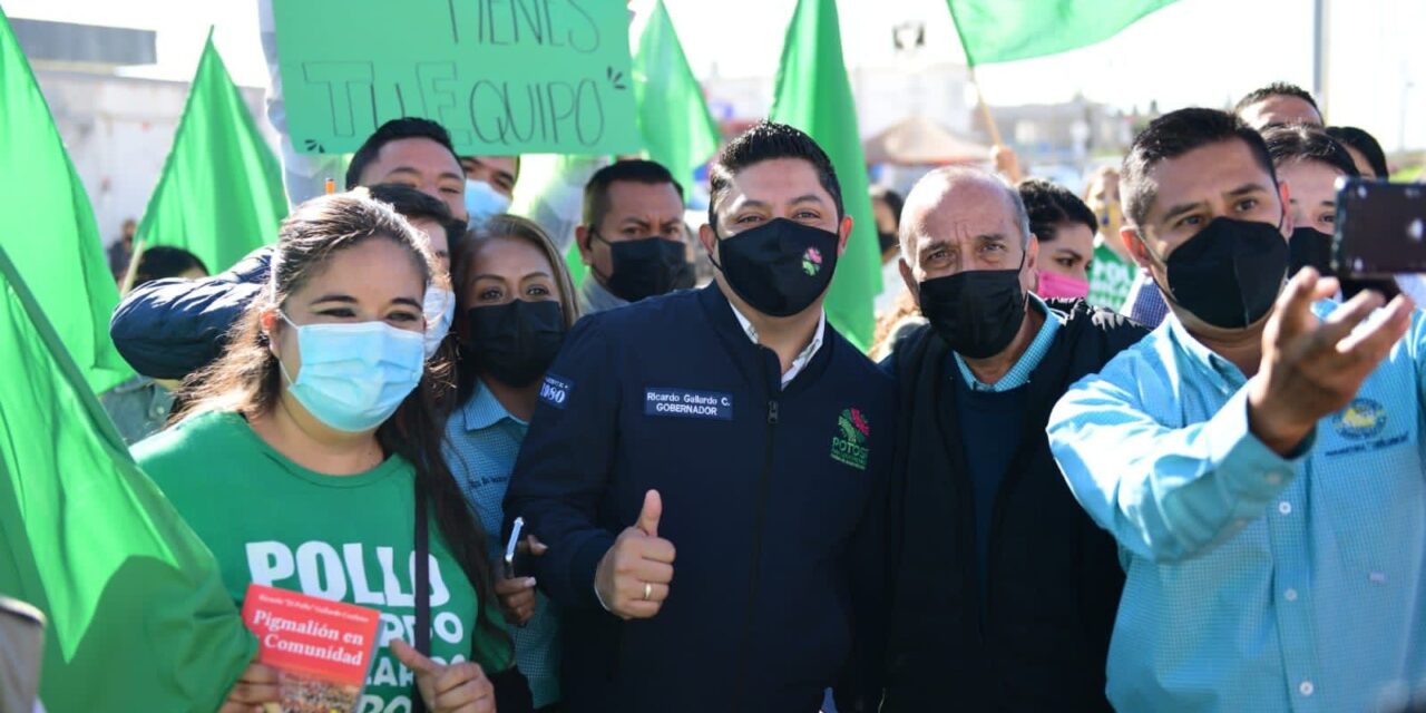 Gobernador Ricardo Gallardo arranca obras de infraestructura en Venado